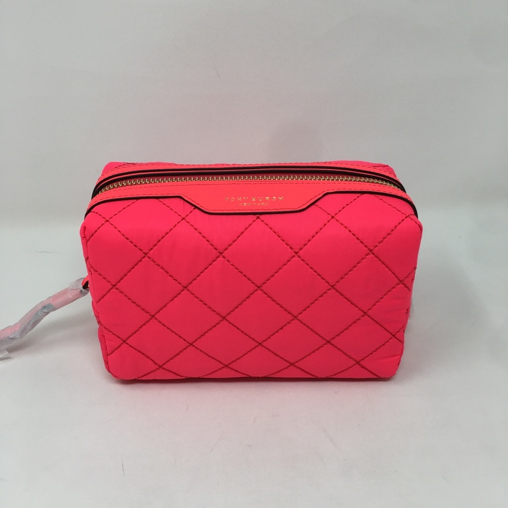 💯 Authentic lPerry Quilted Nylon Cosmetics Case